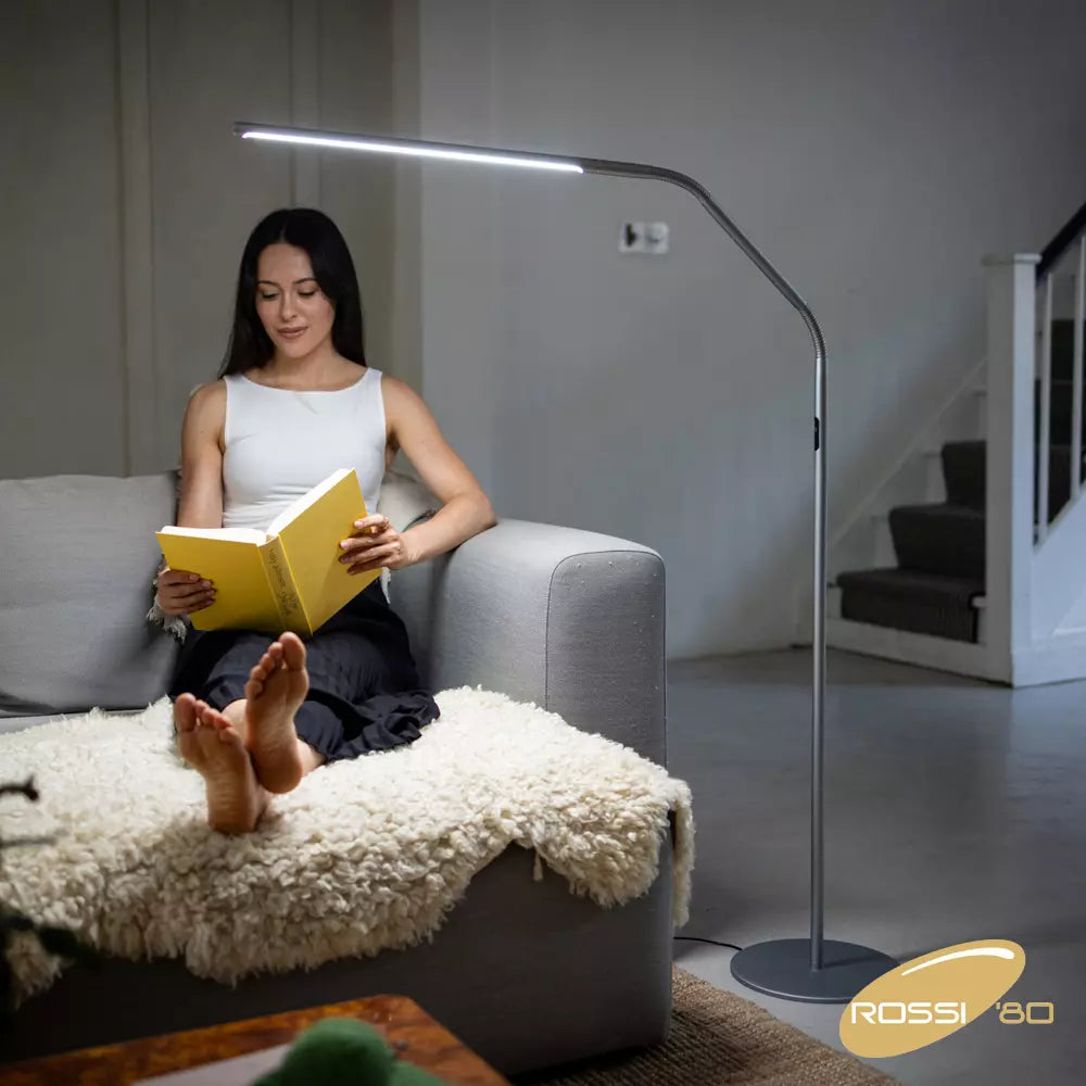 Slimline 4 Ice Grey - Lampada da terra