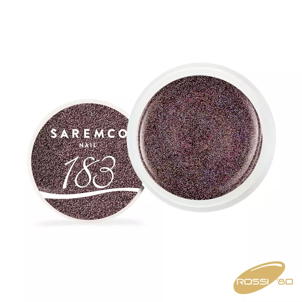 183 Glitter Black-Red