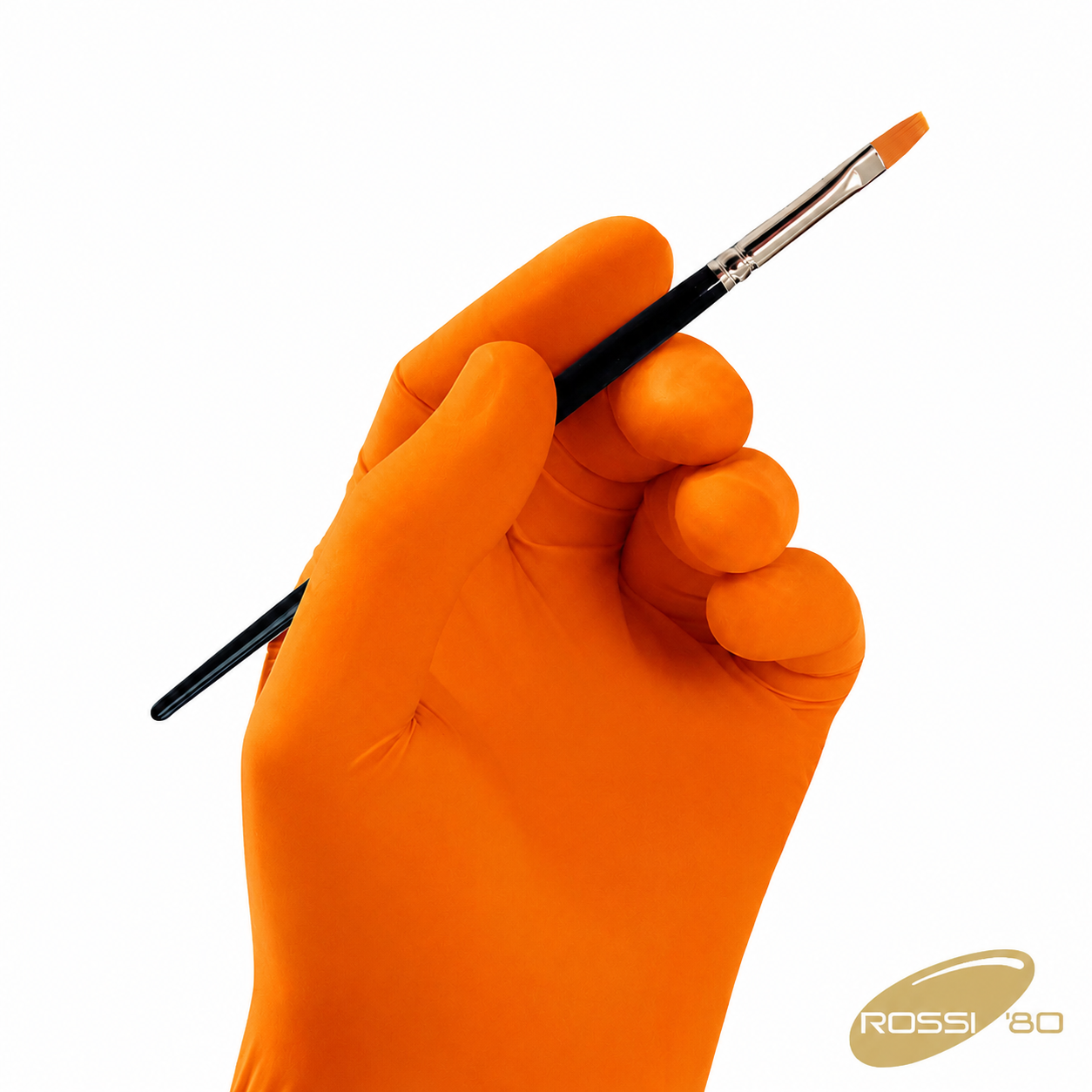 Guanti Monouso in Nitrile Arancione