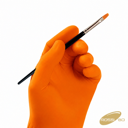 Guanti Monouso in Nitrile Arancione