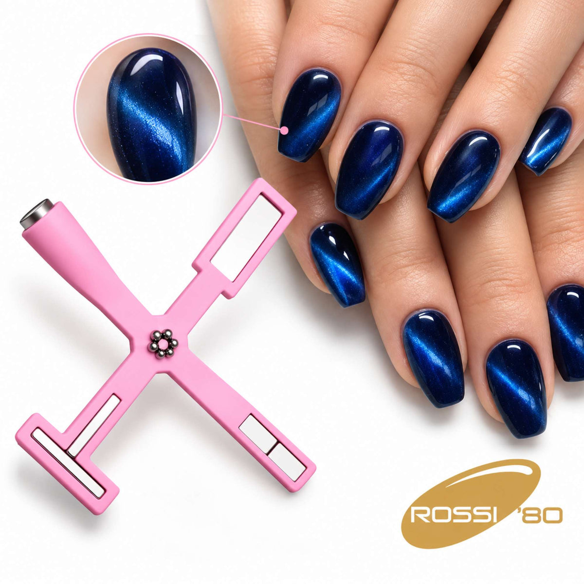 Calamita Gel Color UV Magnetici - Multitool 5 in 1 Rosa