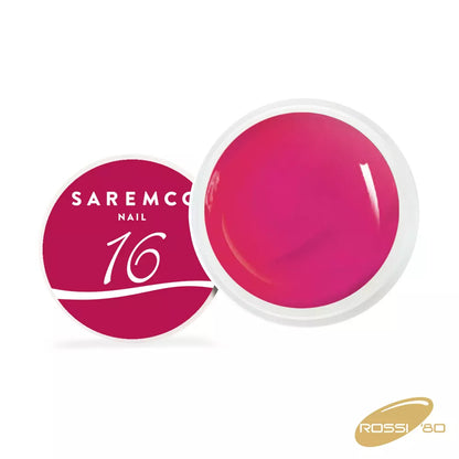 16 rose foncé